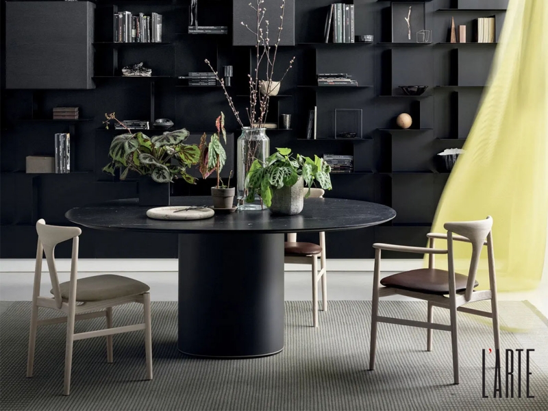 Tavolo Holo Pillar Kristalia